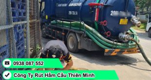 Rút hầm cầu xã Bình Hưng