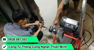 Thông cống nghẹt xã Bình Lợi