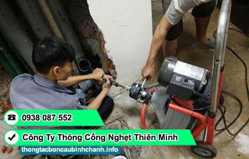 Thông cống nghẹt xã Bình Lợi