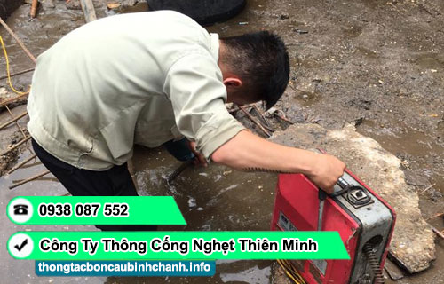Thông cống nghẹt xã Hưng Long