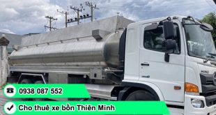 Cho thuê xe chở nước sạch TP.HCM