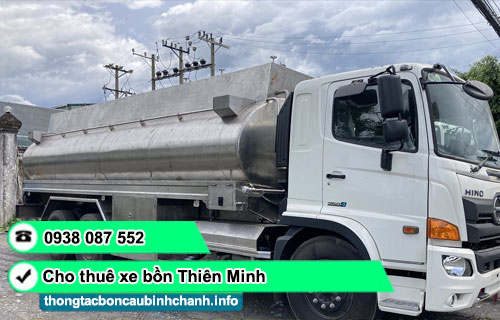 Cho thuê xe chở nước sạch TP.HCM