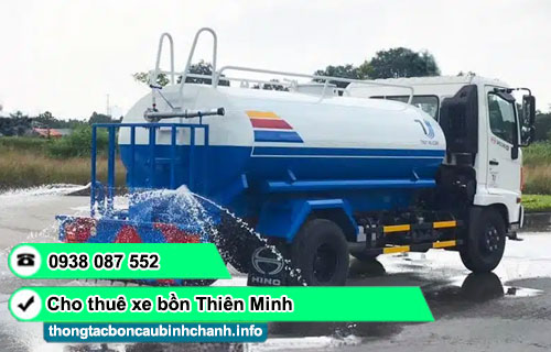 Cho thuê xe chở nước tưới cây tại TP.HCM