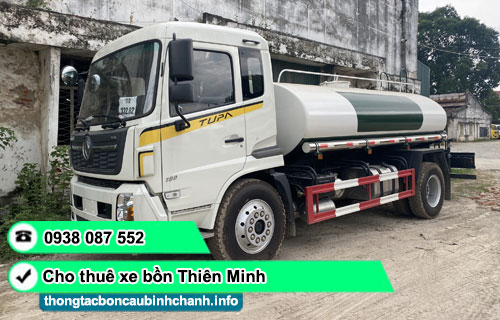 Cho thuê xe tưới nước rửa đường TP.HCM