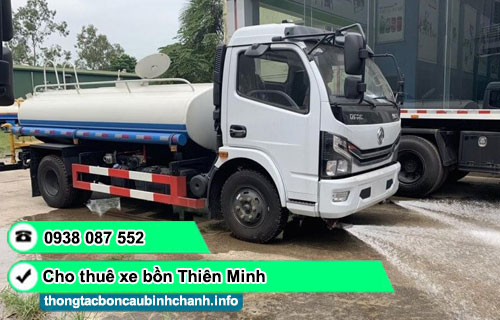 Cho thuê xe tưới nước rửa đường TP.HCM